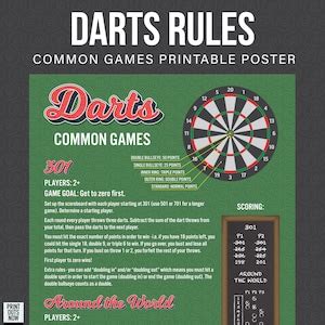 rules of darts|dart league rules and regulations.